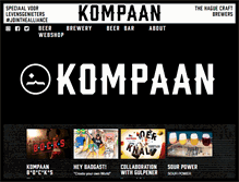 Tablet Screenshot of kompaanbier.nl